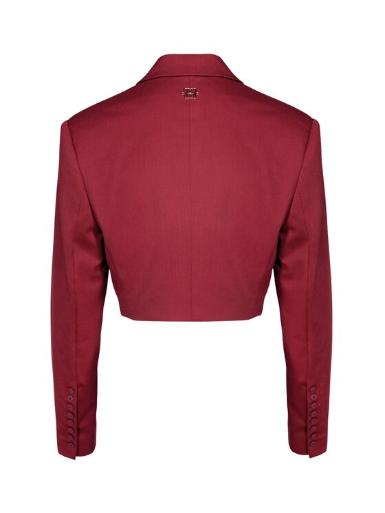 BENU BENU Marynarka AW25 Bordowy Regular Fit