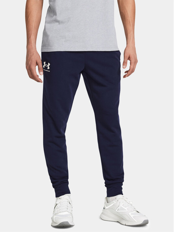 Under Armour Teplákové nohavice Ua Rival Terry Jogger 1380843-410 Tmavomodrá Fitted Fit