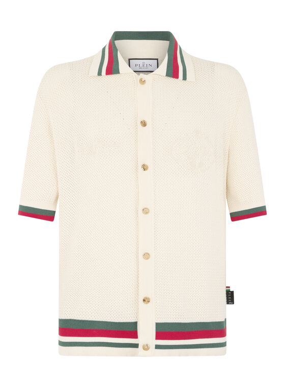 PHILIPP PLEIN PHILIPP PLEIN Polokošeľa 30482 Biela Regular Fit