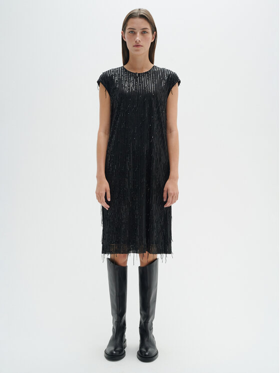 InWear Cocktail obleka Fiduc 30107725 Črna Regular Fit