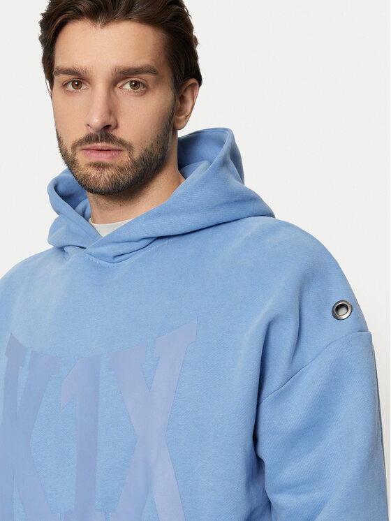 K1X K1X Pulóver Hoodie 60210137 Kék Regular Fit