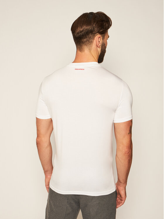 Dsquared2 Underwear Dsquared2 Underwear Set di 2 T-shirt DCX200050 Bianco Slim Fit