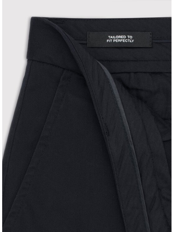 Pako Lorente Pako Lorente Spodnie materiałowe P25WB-WX-001 Granatowy Classic Fit