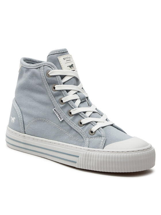 MUSTANG Sneaker Low Grau – Bequeme Freizeitschuhe Mit Reißverschluss, Rutschhemmend