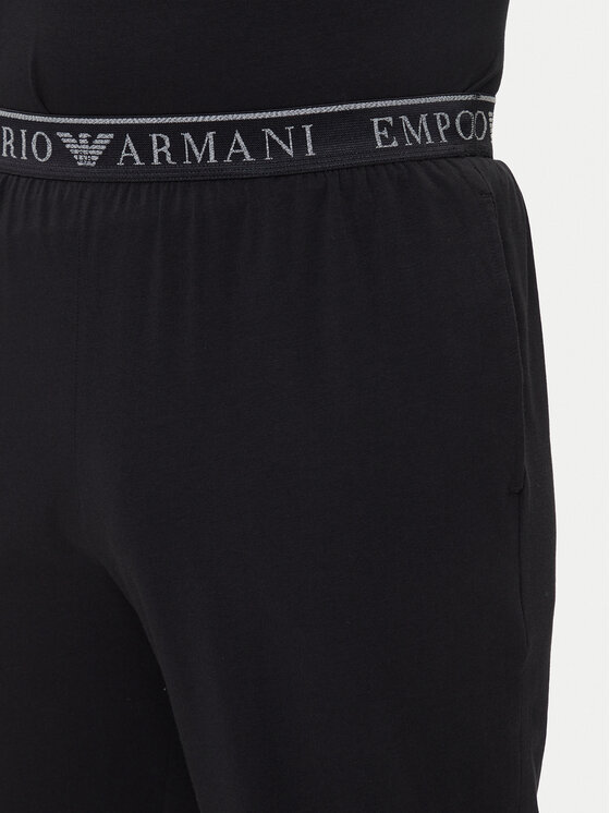 Emporio Armani Underwear Emporio Armani Underwear Pidžama EM000610 AF10776 MC108 Crna Regular Fit