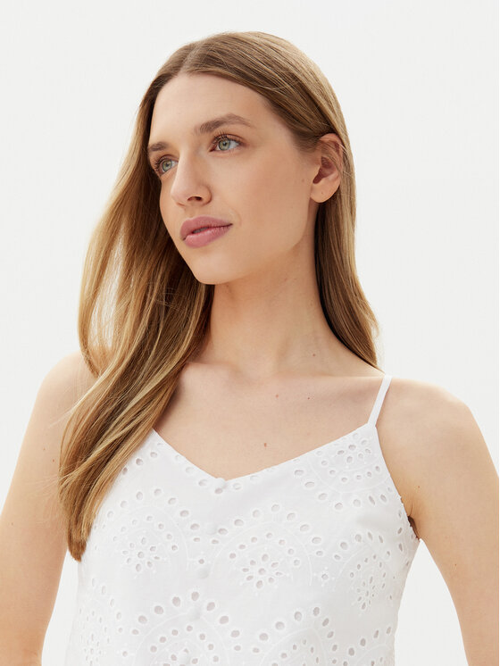 Pieces Pieces Top Vilde 17156563 Bijela Regular Fit