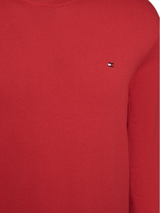 Tommy Hilfiger Tommy Hilfiger Пуловер Essential Ssnl MW0MW39999 Червен Regular Fit