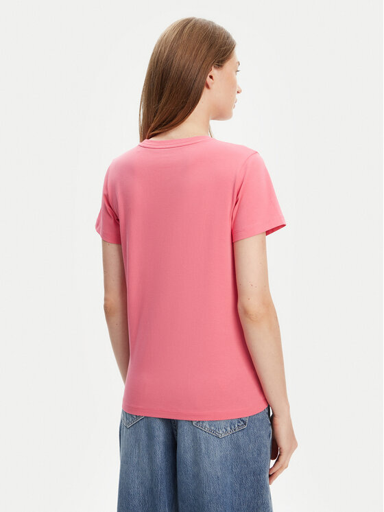 Guess Jeans Guess Jeans Тишърт W4YI10 J1314 Розов Regular Fit