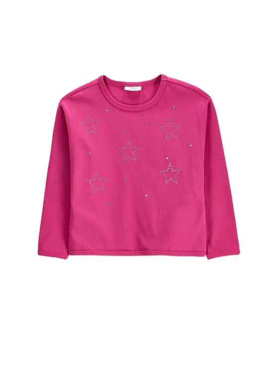 Coccodrillo Coccodrillo Longsleeve ZC6143103HGK-007 Różowy Regular Fit