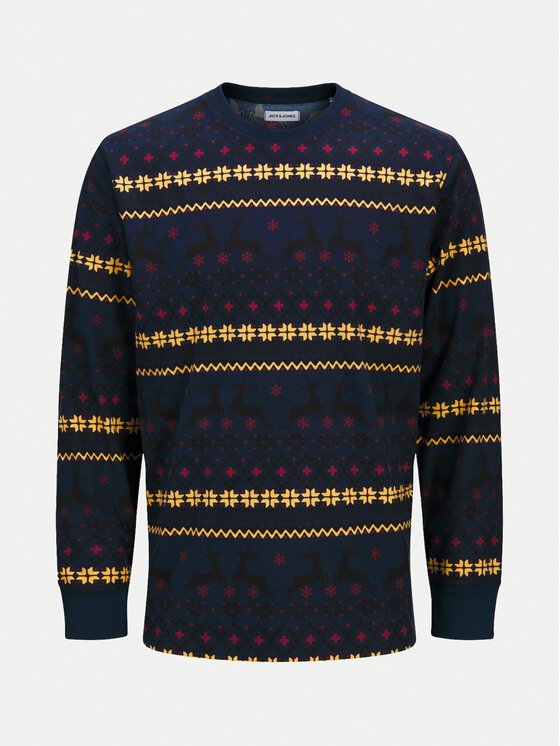 Jack&Jones Jack&Jones Pidžama 12268512 Tamnoplava Loose Fit
