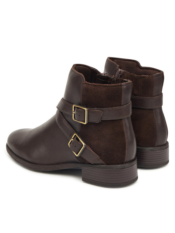 Clarks Clarks Botki Havisham Bay 26182942 Brązowy