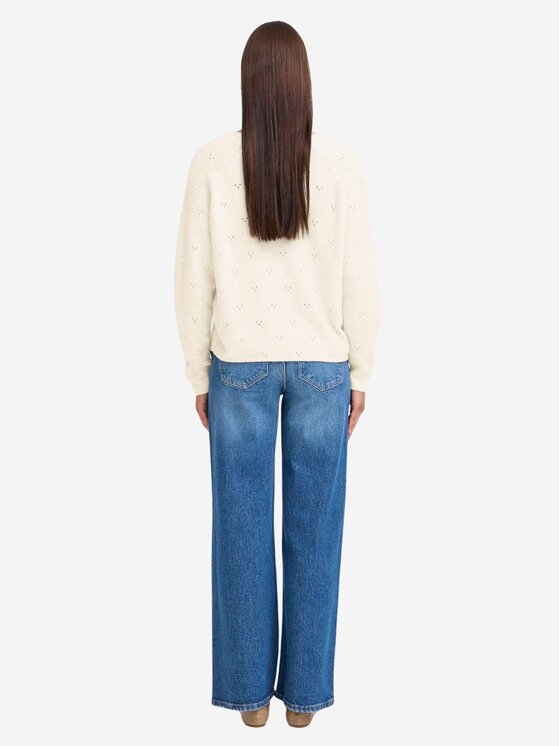 b.young b.young Πουλόβερ Maglia bymonna vneck jumper Μπεζ Comfort Fit