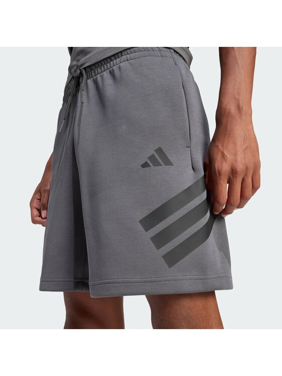 adidas adidas Sportske kratke hlače Future Icons 3-Stripes KD5241 Siva Regular Fit