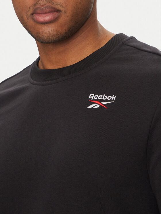 Reebok Reebok Džemperis ar kapuci 100221788 Melns Regular Fit