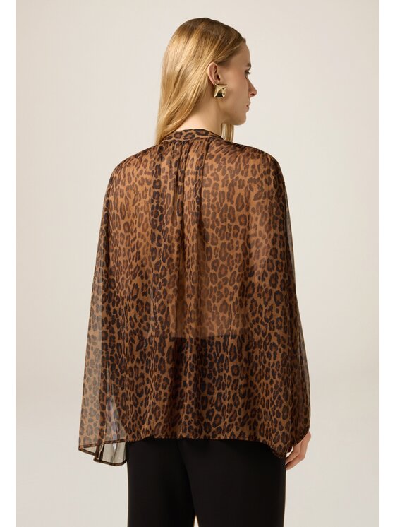 Oltre Oltre Blusa 2013E100371N0V2 Marrone Regular Fit