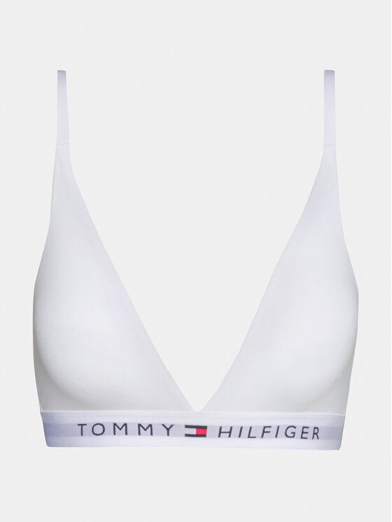 Tommy Hilfiger Tommy Hilfiger Podprsenka Bralette UW0UW04144 Bílá