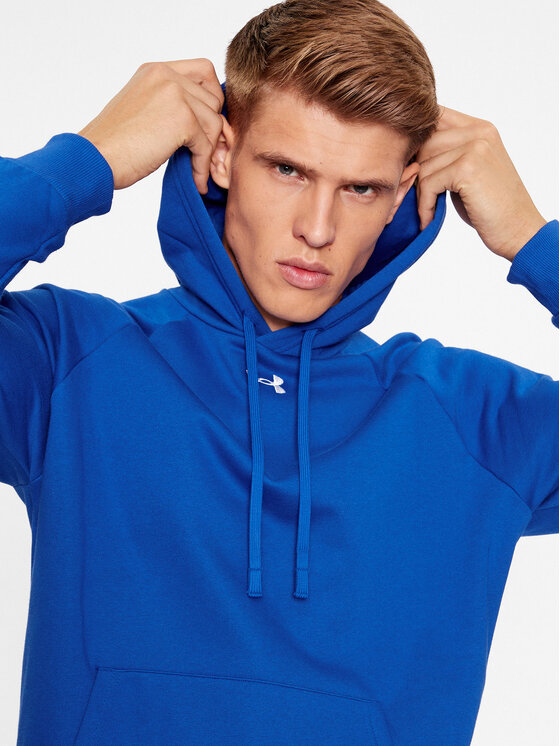Under Armour Under Armour Majica dugih rukava Ua Rival Fleece Hoodie 1379757 Plava Loose Fit