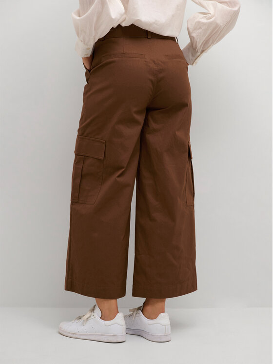 Kaffe Kaffe Riidest püksid Jumper 10507581 Pruun Regular Fit