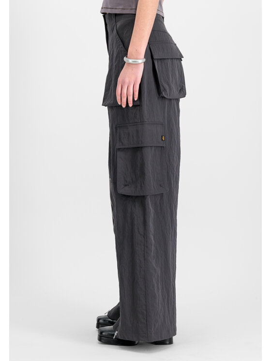 Alpha Industries Alpha Industries Spodnie cargo Zipped Leg Cargo Pant Women Szary Loose Fit