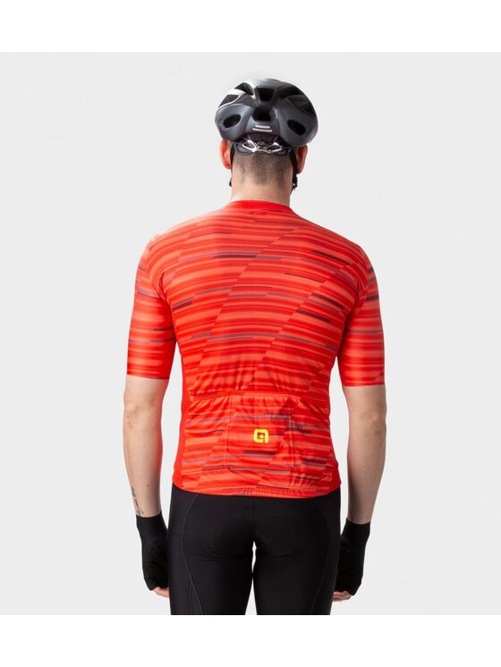 Alé Cycling Alé Cycling Koszulka rowerowa Solid Step Czerwony Fitted Fit