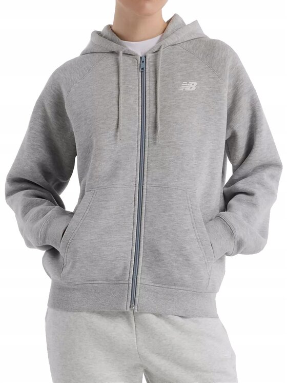 New Balance New Balance Bluza WJ43525AG Szary Standard Fit