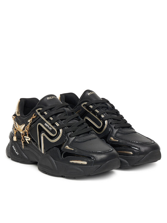 REPLAY REPLAY Sneakersy GWS9N .000.C0013L Czarny