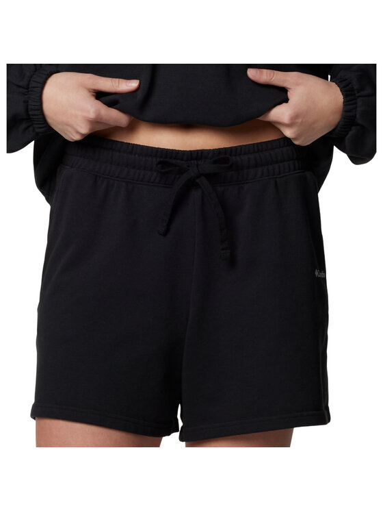 Columbia Columbia Szorty sportowe Columbia Trek French Terry Wmns Shorts Czarny Regular Fit