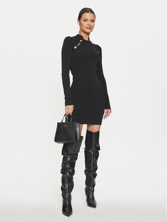 Marciano Guess Marciano Guess Трикотажна сукня Chiara 4YGK73 5817Z Чорний Slim Fit