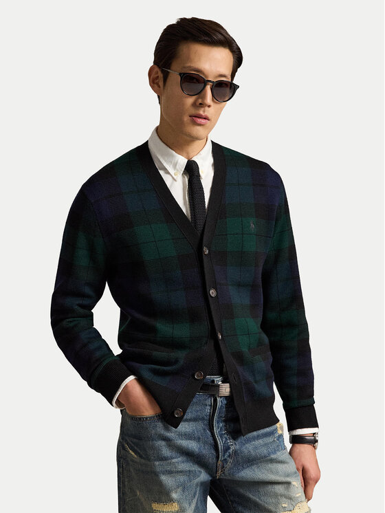 Polo Ralph Lauren Cardigan 710B23895001 Verde Regular Fit