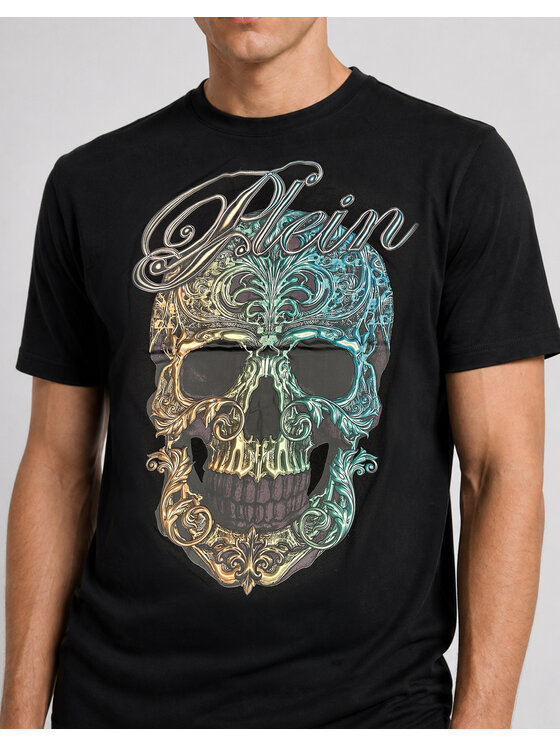PHILIPP PLEIN PHILIPP PLEIN Tričko 31632 Čierna Regular Fit