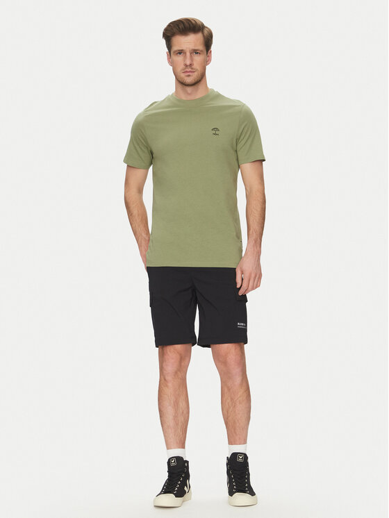 Blend Blend Tričko 20718304 Zelená Regular Fit