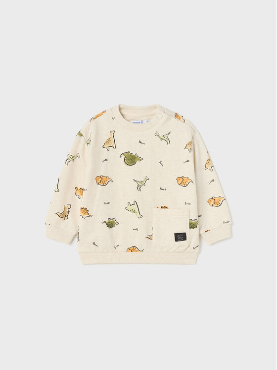 Mayoral Mayoral Суитшърт 1416 Бежов Regular Fit
