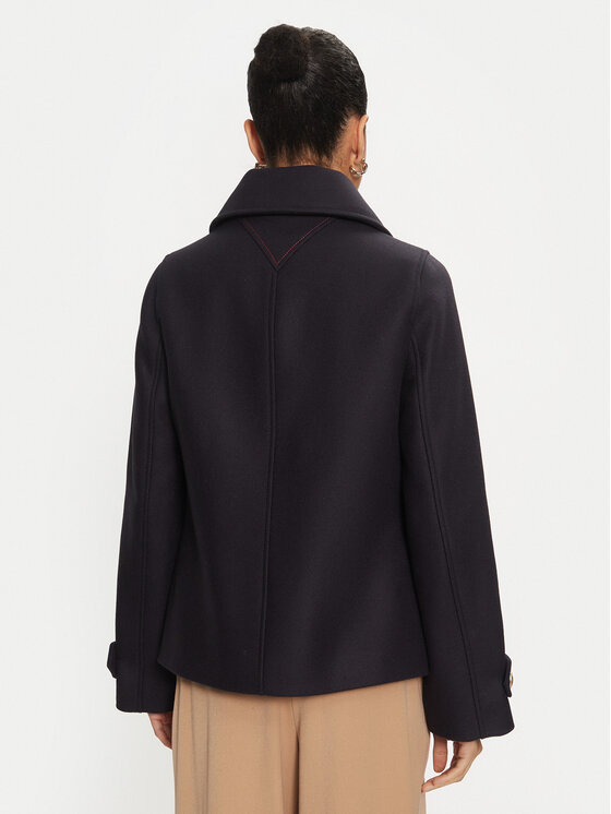 Tommy Hilfiger Tommy Hilfiger Übergangsjacke WW0WW42632 Dunkelblau Regular Fit