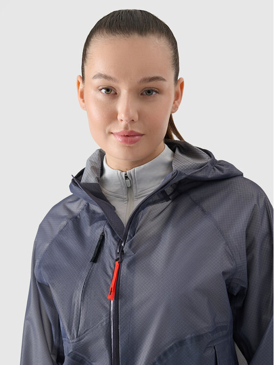 4F 4F Kurtka outdoor FREEMAKE Szary ciemny Regular Fit