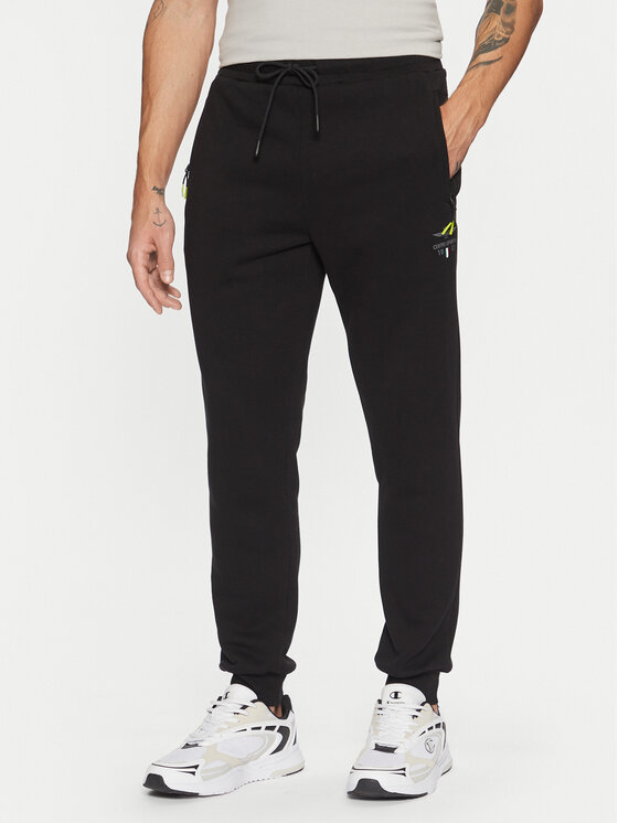 Aeronautica Militare Aeronautica Militare Спортивний костюм 242TF081F565 Чорний Regular Fit