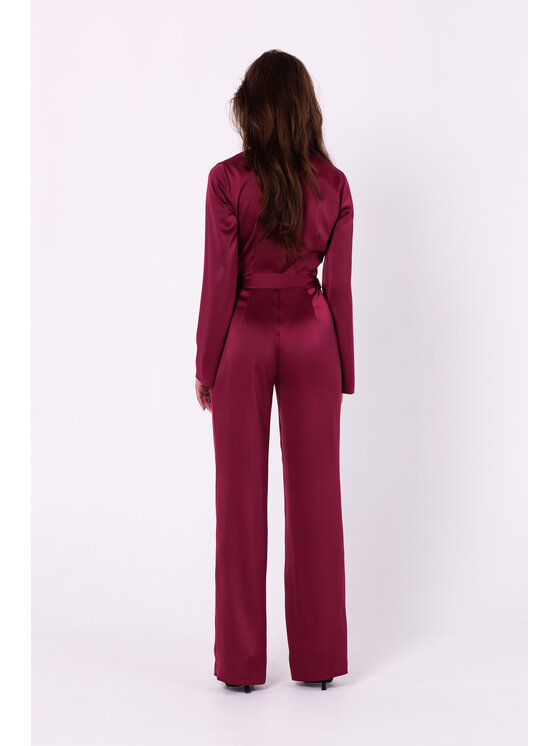 Makover Makover Overal K171 Bordová Modern Fit