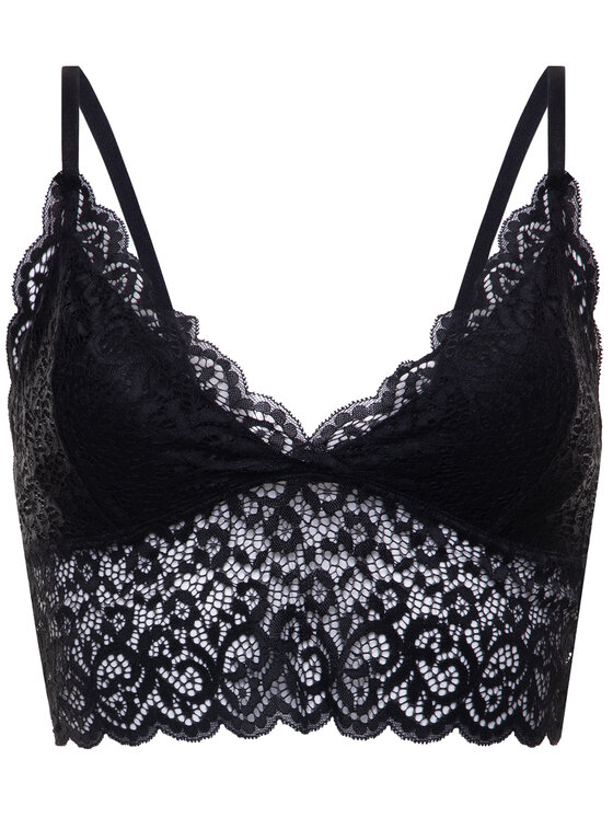 Guess Guess Σουτιέν Bralette JENNIFER LOPEZ Lace W0GZ24 K9ST0 Μαύρο