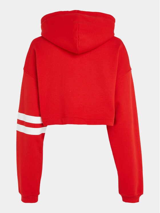 Tommy Jeans Tommy Jeans Majica dugih rukava Letterman Flag DW0DW16122 Crvena Relaxed Fit
