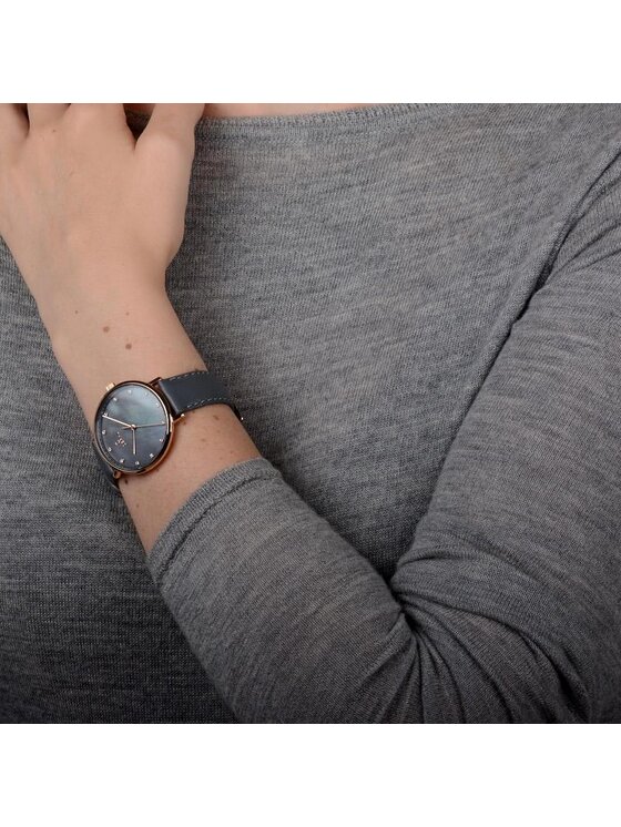 Obaku Obaku Zegarek V186LXVJRJ Szary