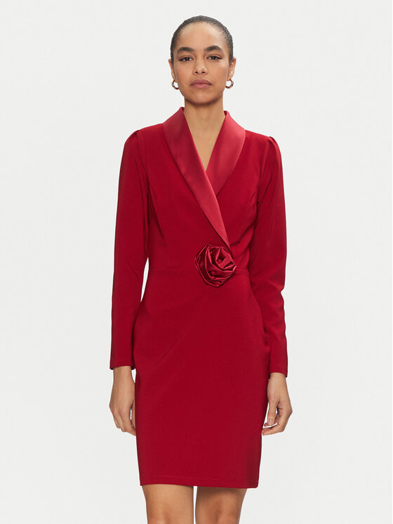 Rinascimento Abito da cocktail CFC0019793002 Rosso Regular Fit, taglia : S
