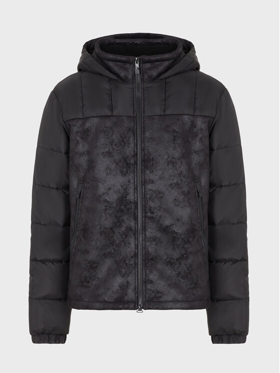 EA7 Emporio Armani EA7 Emporio Armani Зимова куртка 6RPBA5 PN54Z 1200 Чорний Regular Fit