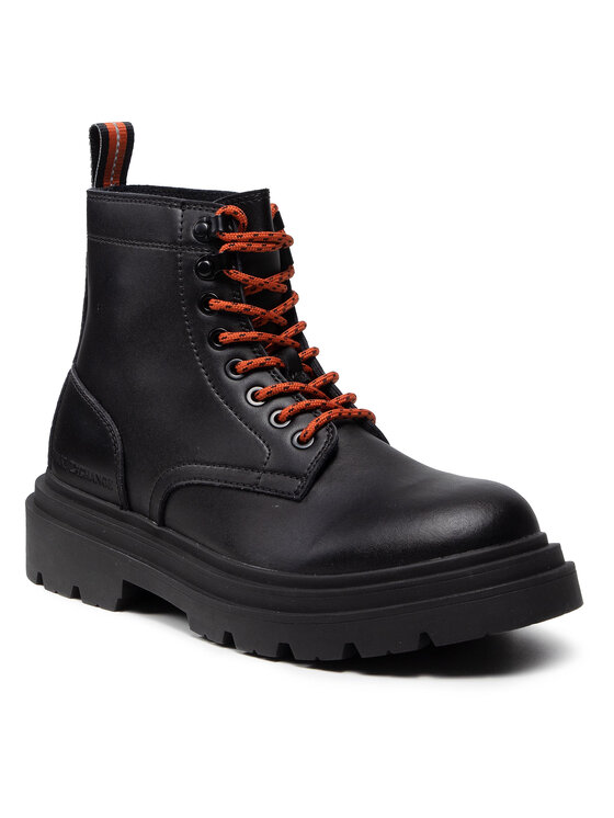 armani exchange combat boots