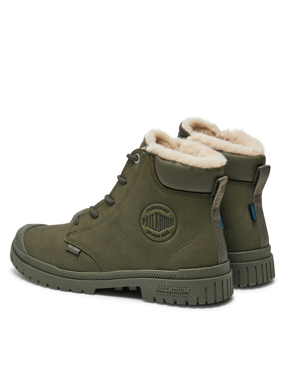Palladium Palladium Schnürstiefeletten Sp20 Waterproof Wl 79067-325-M Grün