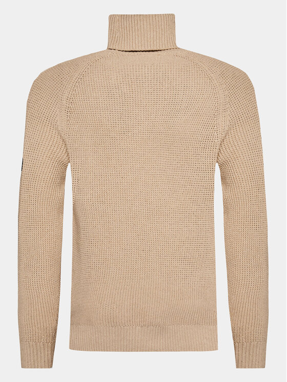 INDICODE INDICODE Dolcevita Glassvin 35-688 Beige Regular Fit