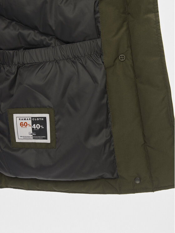 Woolrich Woolrich Μπουφάν πουπουλένιο Arctic Raccoon CFWWOU0538FRUT0001 Πράσινο Regular Fit