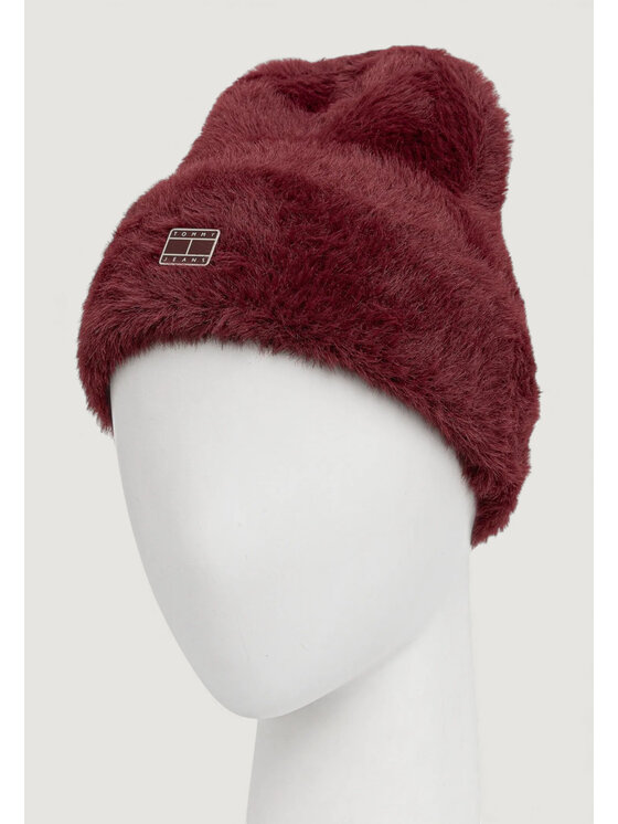 Tommy Jeans Tommy Jeans Berretto TJW HERITAGE FLUFFY BEANIE Bordeaux