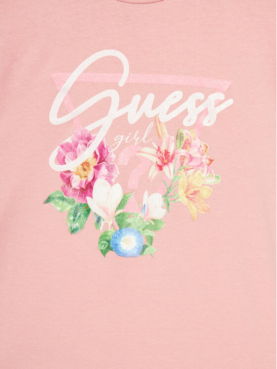 Guess Guess Blúz J4YI38 K6YW4 Rózsaszín Regular Fit