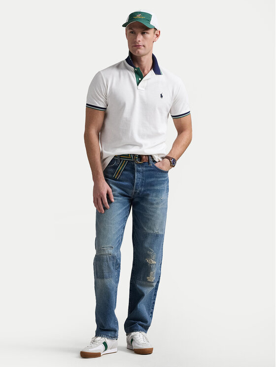 Polo Ralph Lauren Polo Ralph Lauren Polokošeľa 710963479001 Biela Custom Slim Fit