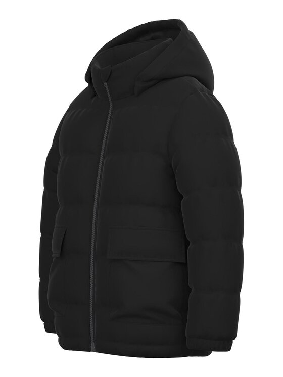 NAME IT NAME IT Μπουφάν χειμωνιάτικο 13219023 Μαύρο Regular Fit