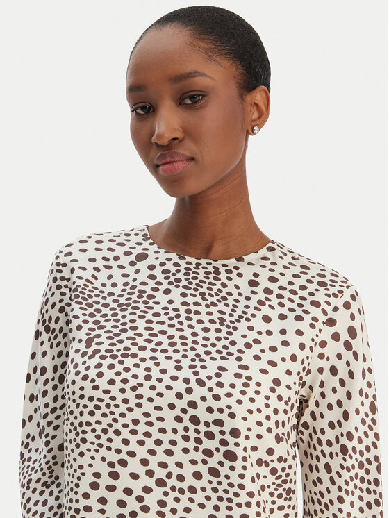 Marella Marella Ikdienas kleita Samba 2613221171 Écru Regular Fit